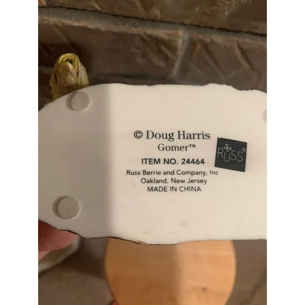 Doug Harris Gomer Giraffee 3x3 Picture Frame Russ Berrie and Co